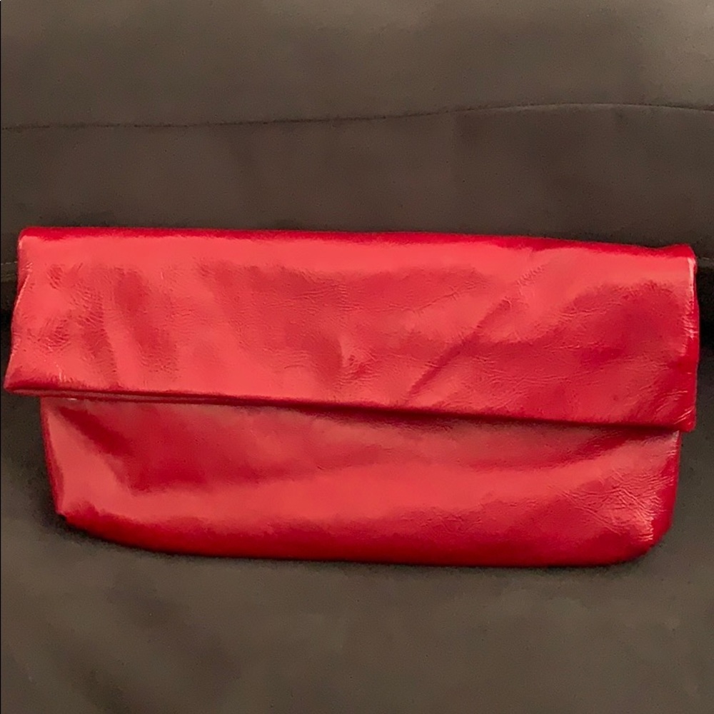 Vasiliki Lagis NEW RED LEATHER clutch